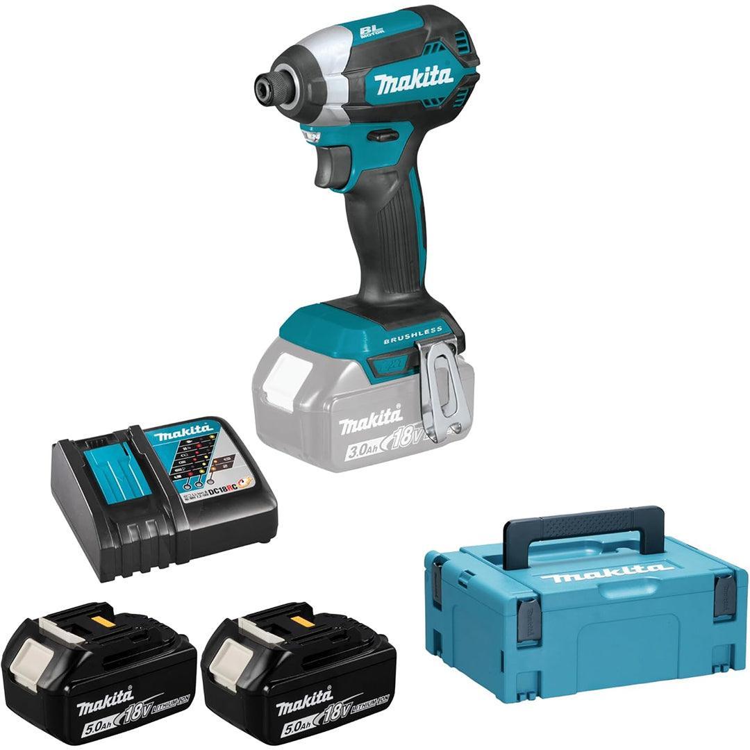 Makita DTD153RTJ 18V Brushless Impact Driver Kit (2 x 5.0Ah Batteries)